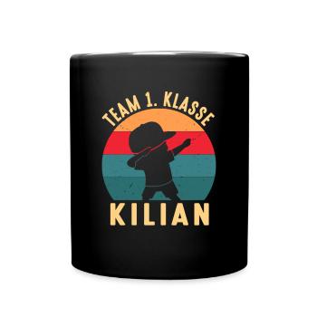 Début de l’équipe d’inscription en 1ère année de l’école Kilian - Mug uni - noir - Devant