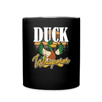 Duck Whisperer Duck Hunt - Full Colour Mug - black - Front