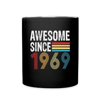 Génial depuis 1969 Anniversaire 1969 Millésime 1969 - Mug uni - noir - Devant