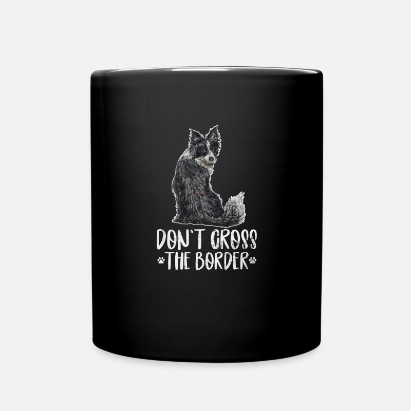 Border Collie - Tasse einfarbig - Schwarz