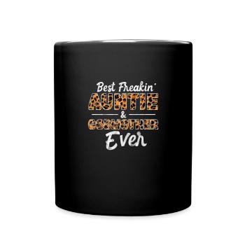Marraine Tante Marraine Baptême Nièce Neveu Cadeau - Mug uni - noir - Devant