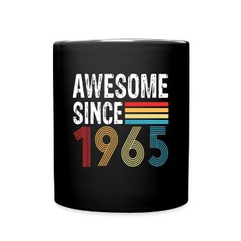 Génial depuis 1965 Anniversaire 1965 Millésime 1965 - Mug uni - noir - Devant