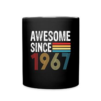 Génial depuis 1967 Anniversaire 1967 Millésime 1967 - Mug uni - noir - Devant