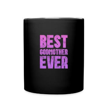 Marraine Tante Marraine Baptême Nièce Neveu Cadeau - Mug uni - noir - Devant