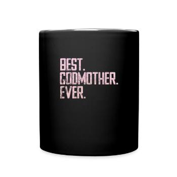 Marraine Tante Marraine Baptême Nièce Neveu Cadeau - Mug uni - noir - Devant