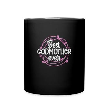 Marraine Tante Marraine Baptême Nièce Neveu Cadeau - Mug uni - noir - Devant