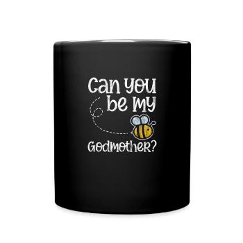 Marraine Tante Marraine Baptême Nièce Neveu Cadeau - Mug uni - noir - Devant