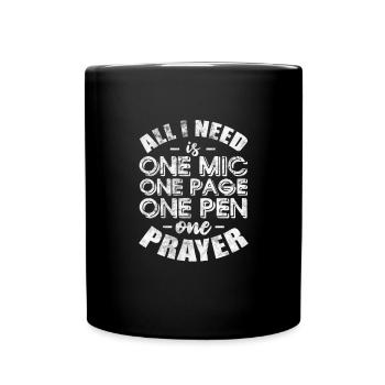 Hip Hop - Full Colour Mug - black - Front