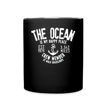 French Transat rum regatta - Mug uni - noir - Devant