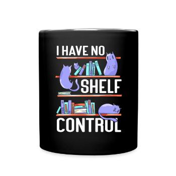 Les amateurs de livres de chats lisent des livres - Mug uni - noir - Devant