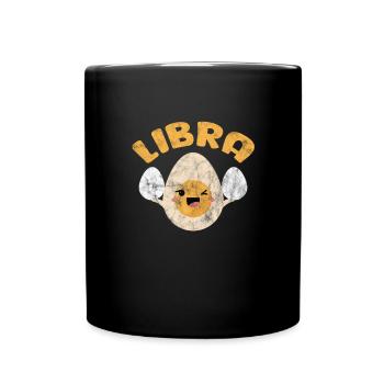Libra Zodiac Sign Horoscope Astrology Gift - Full Colour Mug - black - Front