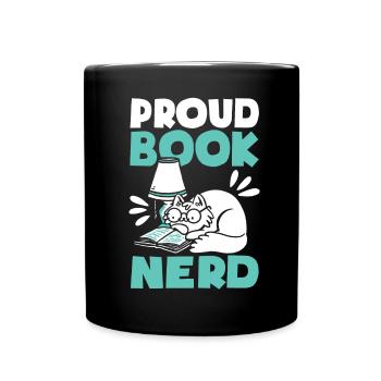 Les amateurs de livres de chats lisent des livres - Mug uni - noir - Devant