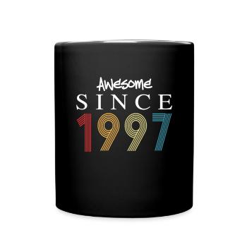 Awesome Since 1997 Birthday 1997 Vintage 1997 - Full Colour Mug - black - Front
