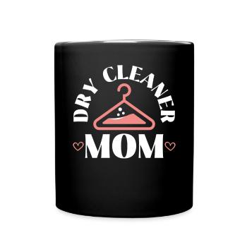 Nettoyeur à sec Maman Emploi Nettoyage à sec Fête des mères - Mug uni - noir - Devant