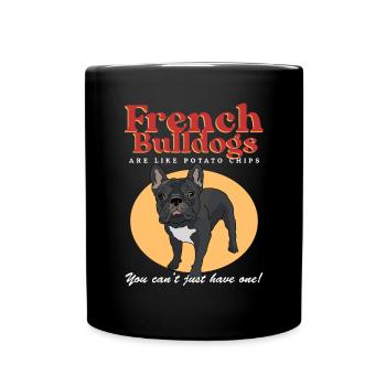 French Bulldog French Bulldog Gift - Full Colour Mug - black - Front