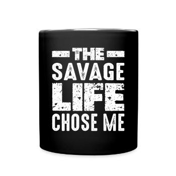 La vie sauvage m’a choisi 12 - Mug uni - noir - Devant