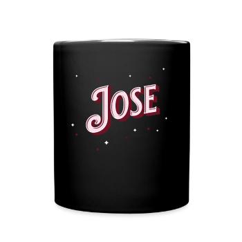 Nom Jose personnalisé - Mug uni - noir - Devant