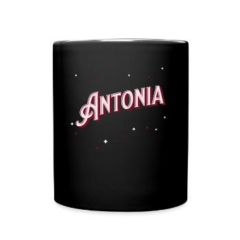 Antonia name personalized - Full Colour Mug - black - Front