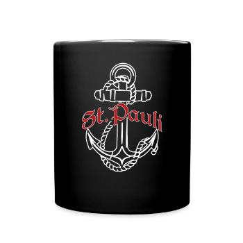 St Pauli Anker Paulianer Hambourg Sankt Pauli - Mug uni - noir - Devant