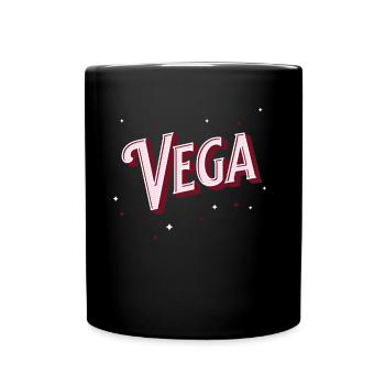 Vega nomme des noms personnalisés - Mug uni - noir - Devant
