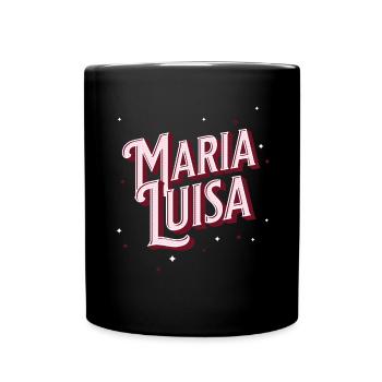 Nom de Maria Luisa personnalisé - Mug uni - noir - Devant