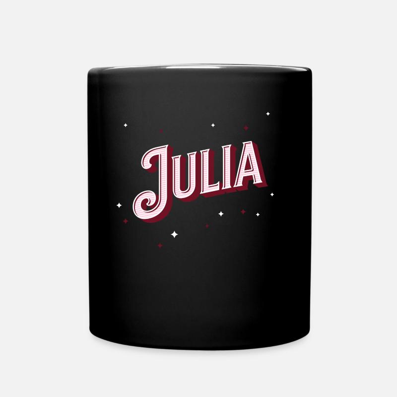 Nom Julia personnalisé - Mug uni - noir