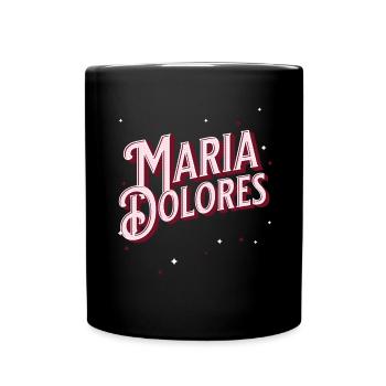 Maria Dolore's name personalized - Full Colour Mug - black - Front