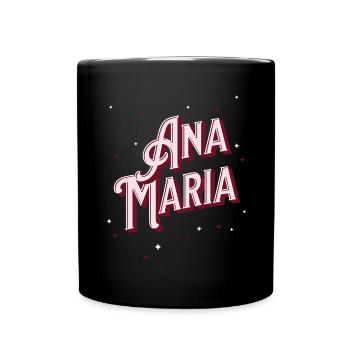 Ana Maria name personalized - Full Colour Mug - black - Front