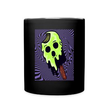 Halloween Gift Witch Ice Cream Killer Horror - Full Colour Mug - black - Front