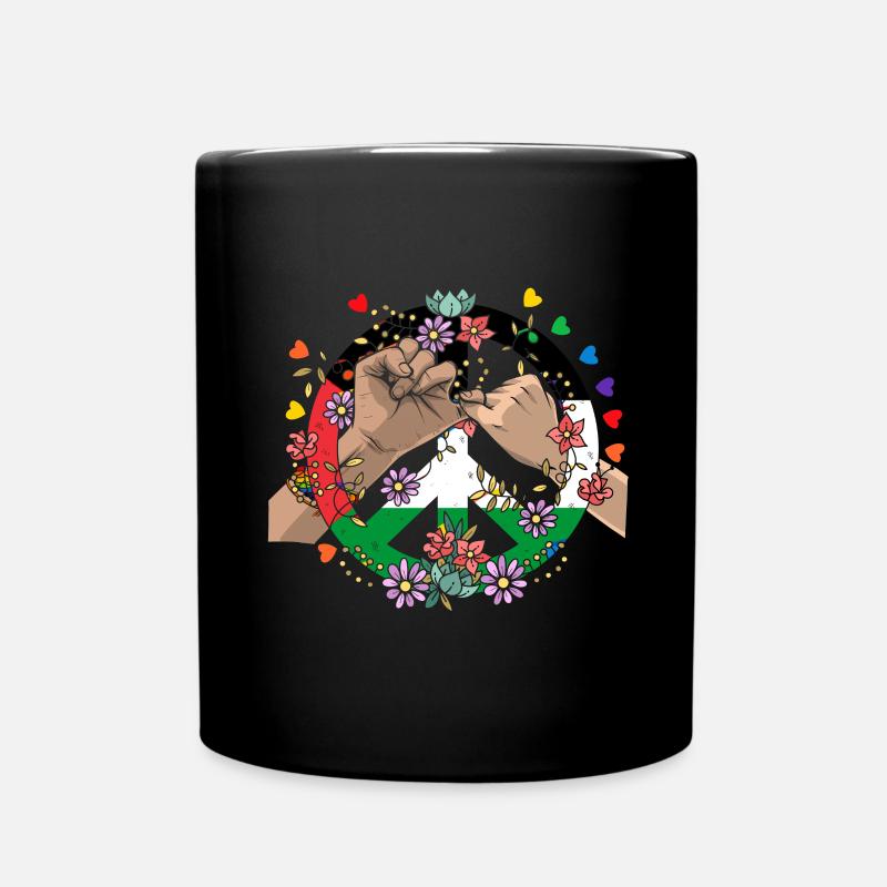 Palästina Tshirt Herren Kinder Damen Palestine - Tasse einfarbig - Schwarz
