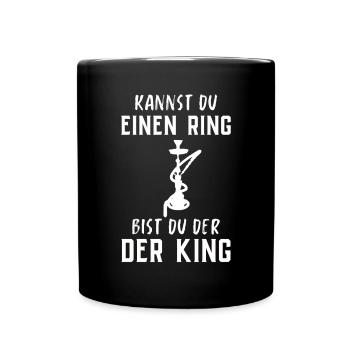 Shisha - Tasse einfarbig - Schwarz - Vorne