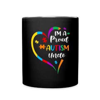 Autismus - Tasse einfarbig - Schwarz - Vorne