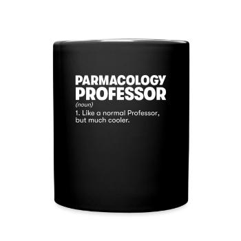 Professeur de parmacologie - Mug uni - noir - Devant