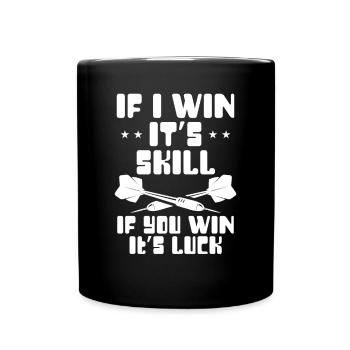 If I win, it's my ability - Full Colour Mug - black - Front