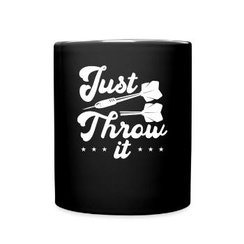 Il suffit de le jeter - Mug uni - noir - Devant
