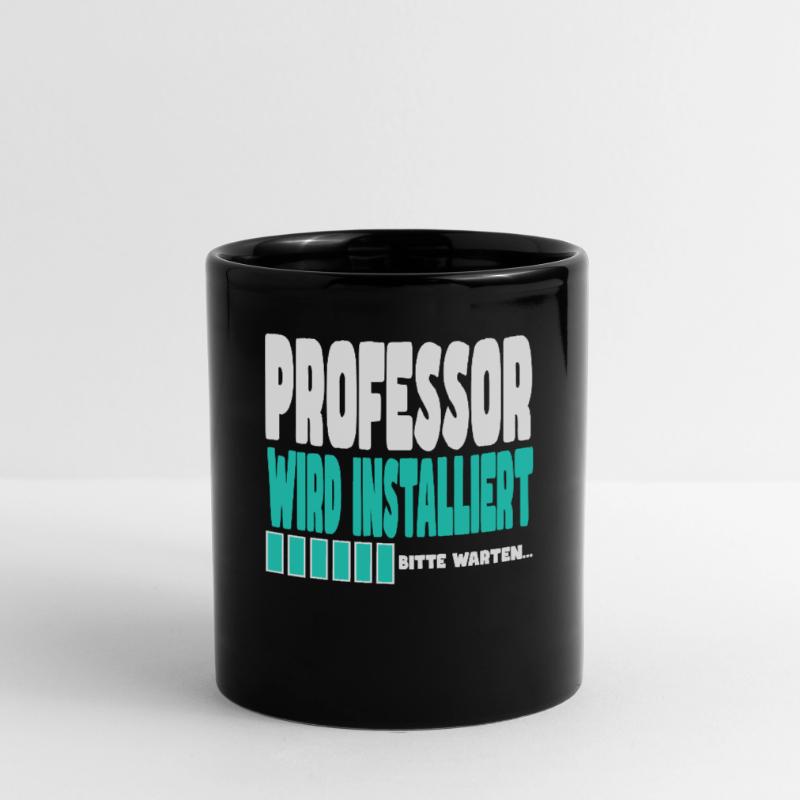 Professor wird installiert Tasse einfarbig