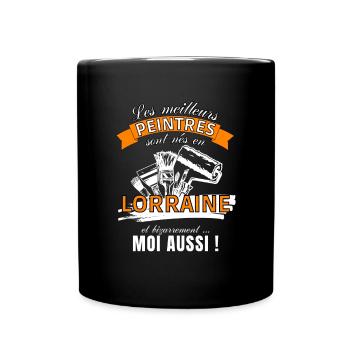 Cadeau Homme Peintre Lorrain Anniversaire Noel - Mug uni - noir - Devant