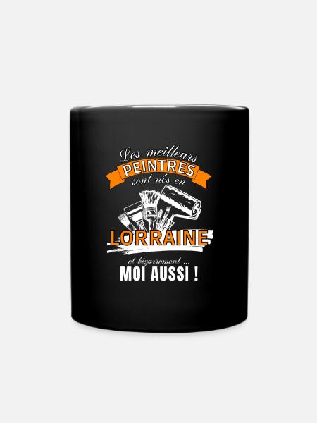 Cadeau Homme Peintre Lorrain Anniversaire Noel - Mug uni - noir