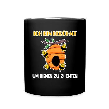 Imker - Tasse einfarbig - Schwarz - Vorne