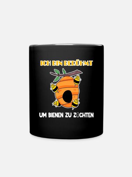 Imker - Tasse einfarbig - Schwarz