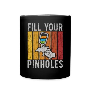 Remplissez vos trous d’épingle Détail de voiture Peintre de carrosserie automobile - Mug uni - noir - Devant