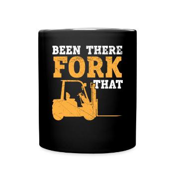 Been there fork that stapler operator warehouse - Tasse einfarbig - Schwarz - Vorne