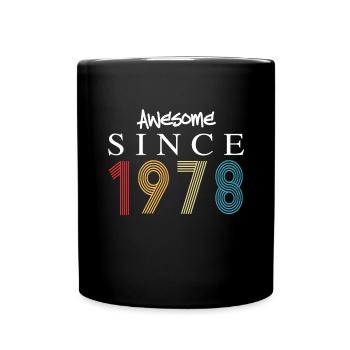 Awesome Since 1979 Birthday 1979 Vintage 1979 - Full Colour Mug - black - Front