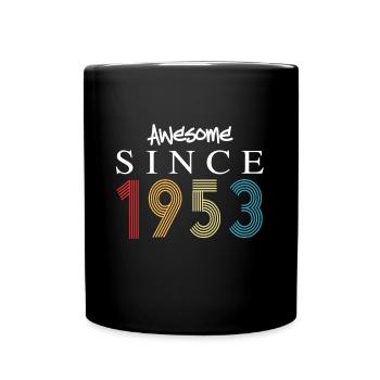 Génial depuis 1953 Anniversaire 1953 Millésime 1953 - Mug uni - noir - Devant