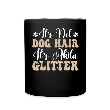 Akita Inu américain - Mug uni - noir - Devant