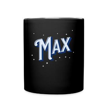 Nombre maximal de noms personnalisés - Mug uni - noir - Devant
