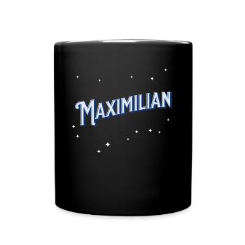 Maximilian name personalized - Full Colour Mug - black - Front