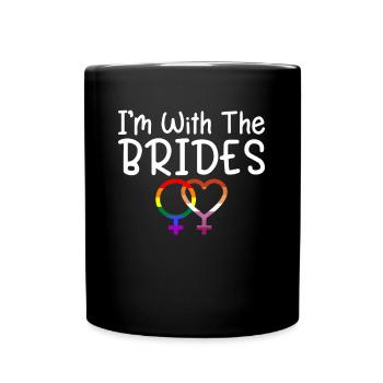Mariage lesbien Gay lesbien Transsexuel - Mug uni - noir - Devant