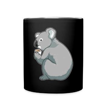 Tasse à café Koala - Mug uni - noir - Devant