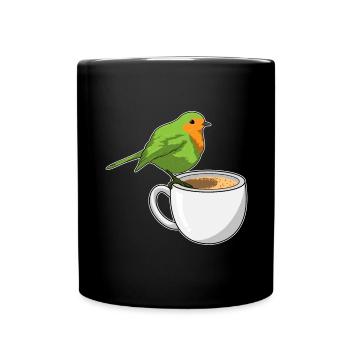 Tasse à café Bird - Mug uni - noir - Devant